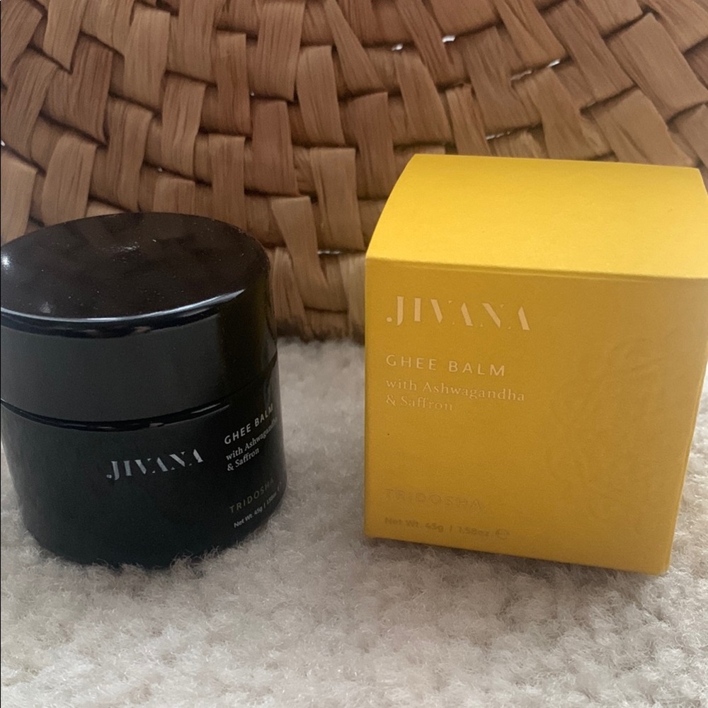 Jivana Ghee Balm with Ashwagandha & Saffron 1.58oz